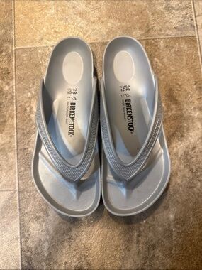 Birkenstock Honolulu EVA Metallic Silver Sandals